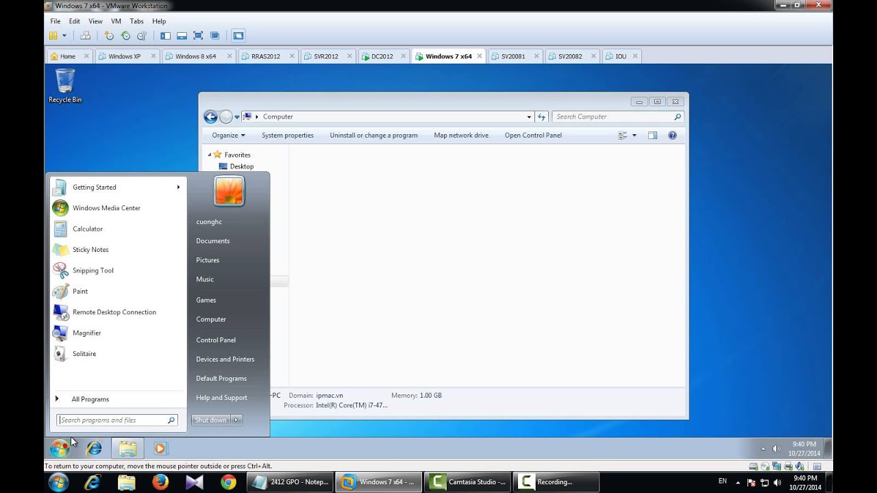 Cấu hình GPO trên Windows server 2012 R2 - YouTube