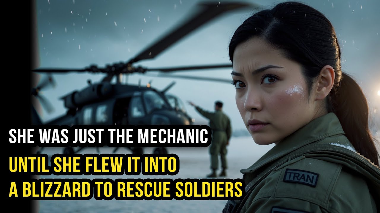 She was just the mechanic - Until She Flew It Into a Blizzard to Rescue Soldiers