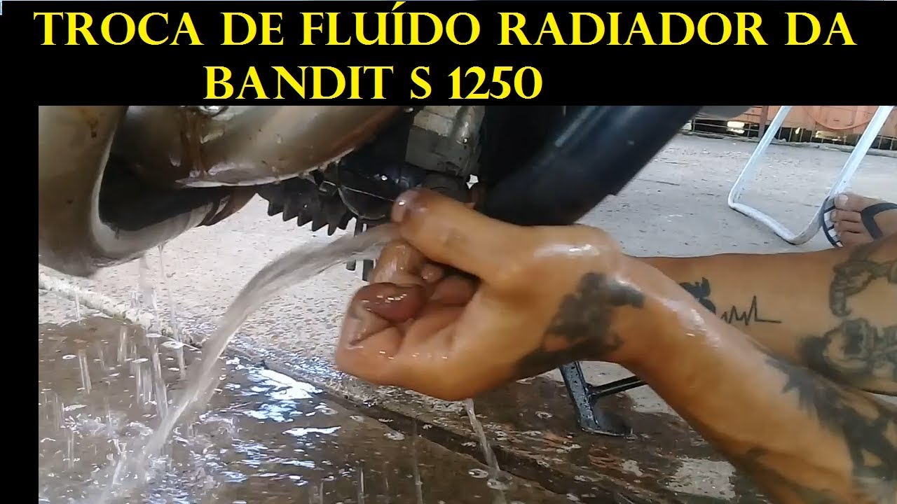 Troca de fluido de Arrefecimento Bandit S 1250