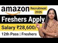Amazon Recruitment 2026 | Amazon Remote Jobs | Amazon Vacancy 2026 | Amazon Jobs 2026