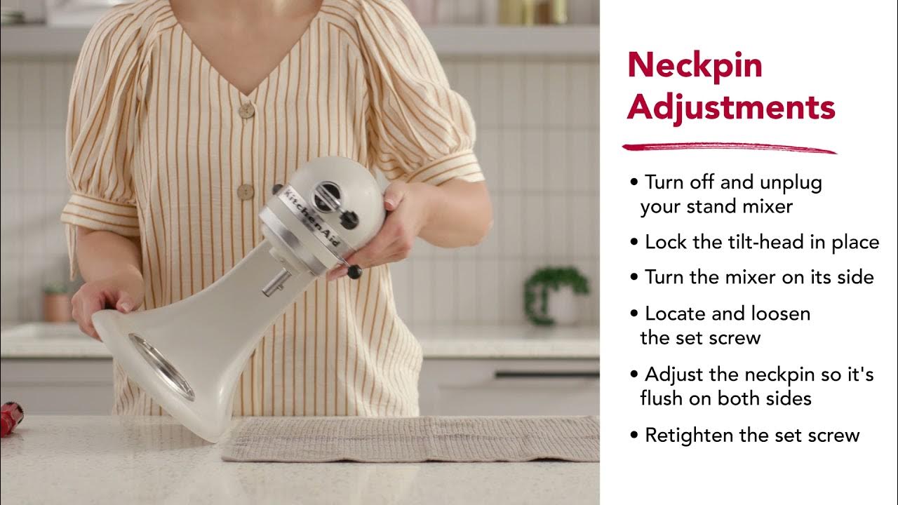 How To: Adjust the Neckpin on Your KitchenAid Stand Mixer 