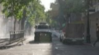 Clashes as Chileans mark anniversary of unrest