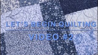 Celeste Creates - Let’s Begin Quilting - Video #2 - Piecing Blocks and Pressing