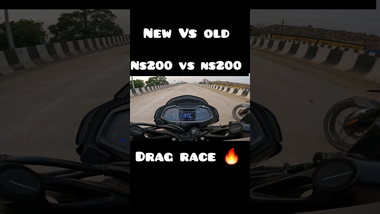 2024 pulsar ns200 vs 2021 pulsar ns200 | Drag Race 🔥 Comparison