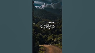 ما تيسّر من سورة القصص بصوت القارئ الشيخ علي عبد الرحمن الأحمدي #القرآن_الكريم #quran