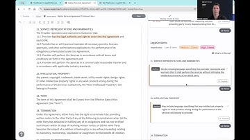 AL TV Product Walk Through: LegalOn - Legal AI Contract Review + My  Playbooks