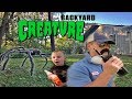 Creepy Creature From The Backyard!! Nerf Battle Against The Creature!!