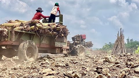 #shortvideo Xe công nông cầu đẩy lên dốc cực khỏe