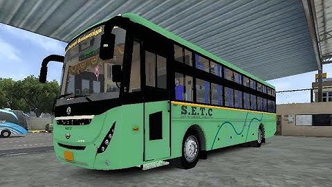 New Setc mg leera bs6 bus mod for bussid #busmodforbussid #setc #newmod #trending
