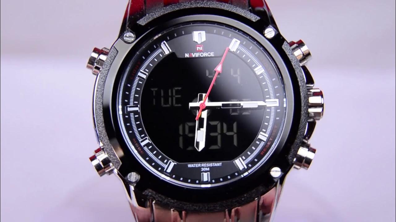 Мужские наручные часы Naviforce NF9050M - YouTube
