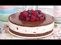 Tarta de Stracciatella con Yogur Griego SIN HORNO | Atentos al final del vídeo!!!