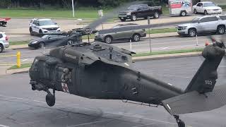 United States Army Helicopters Land in Nashville