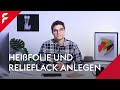 Heifolien  relieflack in indesign anlegen  tutorial  flyeralarm