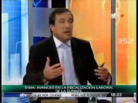 29.04.2014 - ATV+ ENTREVISTA JEFE DE LA SUNAFIL ALDO ORTEGA LOAYZA