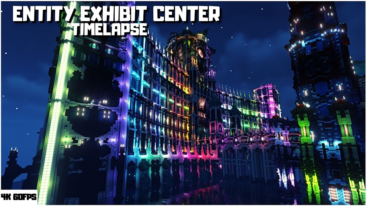 Entity Event Examples Minecraft Entity Exhibit Center 1/2 | Minecraft Timelapse - YouTube