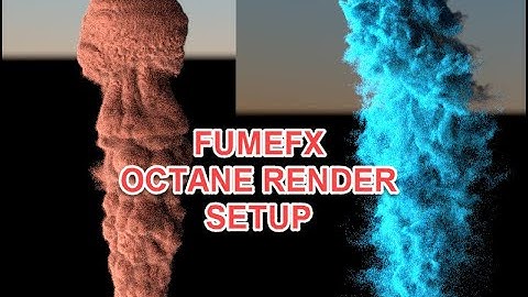 FUMEFX Cinema 4D  - OCTANE RENDER (Easy setup)