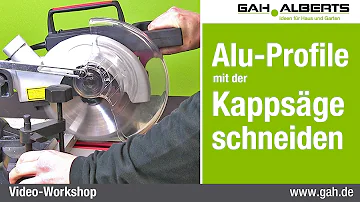 Kann man mit der Kappsäge auch Alu schneiden?