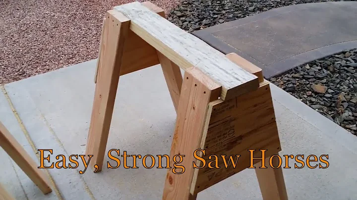 Easy, Strong Saw Horses