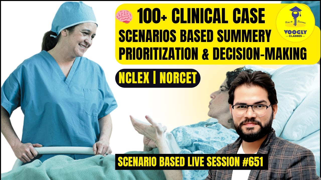 Client Case 🔍 Scenario-Based MCQs | NORCET + NCLEX | Rapid Revision | Sahu Sir | Voogly Class 651