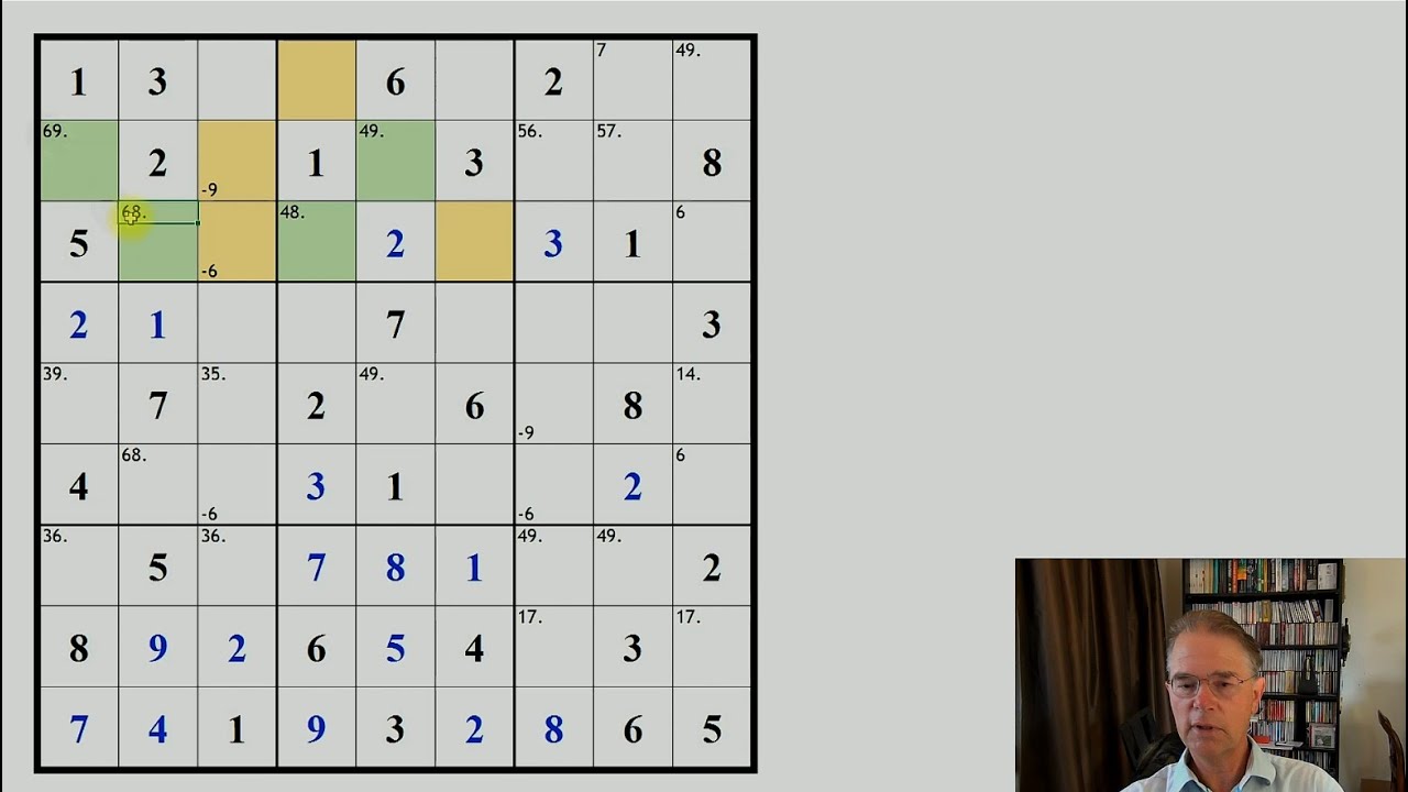 Hoe los je een moeilijke sudoku op? Deel 6 aanvulling 2. YouTube Hoe los je een moeilijke sudoku op? Deel 6 aanvulling 2. YouTube