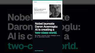 Nobel Laureate Warns AI Is Creating a Two-Class World #Shorts