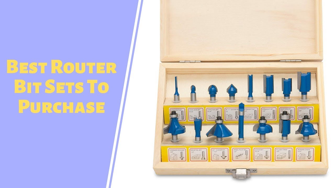 Best Router Bit Sets To Purchase - Router Bit Sets Reviews - YouTube