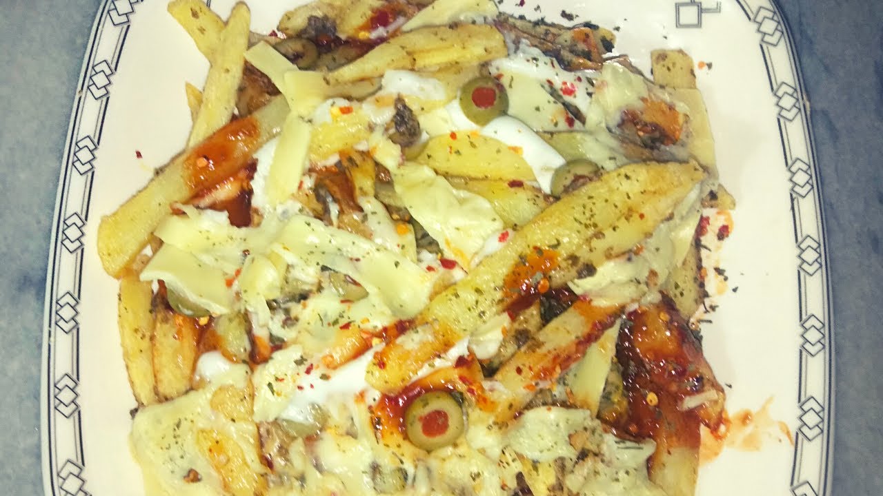 French Fries Pizza French Fries Pizza Recipe How to Make French