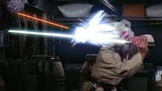 Lightsaber deflect test
