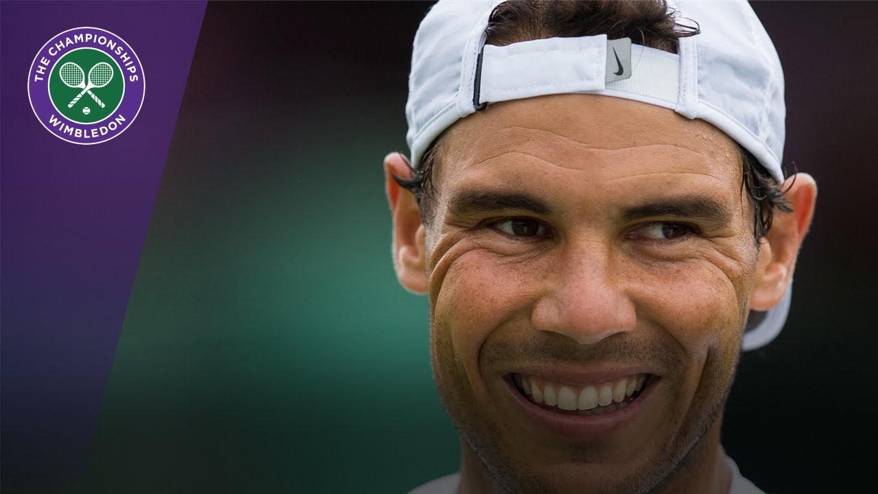 Rafael Nadal returns at Wimbledon 2017 YouTube