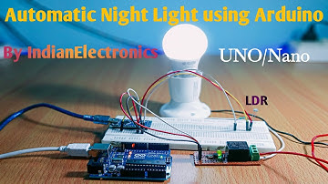 Automatic Night Light Project using Arduino Nano||Street light project from Arduino||Arduino Project