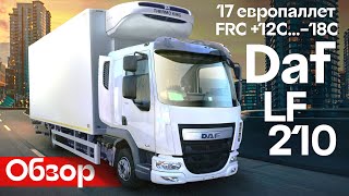 Обзор рефрижератора DAF LF 210, тест драйв по Москве 