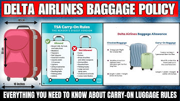 Delta Airlines Luggage Fees & Rules | Carry-On, Checked & Fees Explained✅🧳✈️