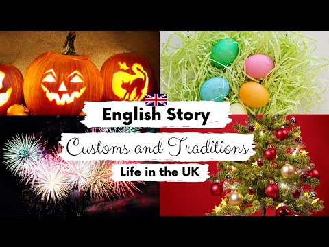 Life in the UK 🎉Customs and Traditions in the UK🎉 Intermediate British English Story with Subtitles