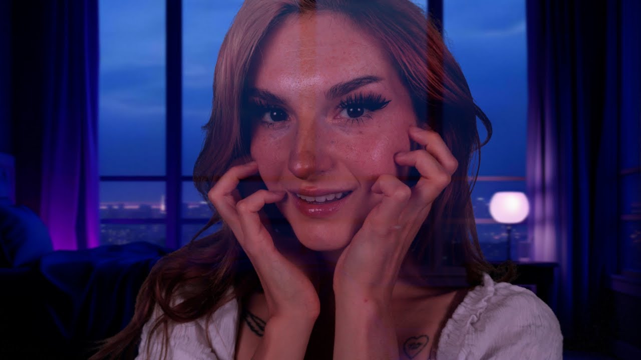 ASMR Girl Who's Obsessed With You Haunts You | Face Touching, Scalp Massage, Gum Chewing, & More!