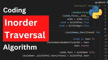 INORDER TRAVERSAL OF BINARY TREE | PYTHON HINDI