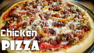 Chicken Pizza Without Oven & Yeast  പിസ്സ വീട്ടിൽ തന്നെ ഉണ്ടാക്കാം|  Pizza Recipe| Anna's Ruchikootu