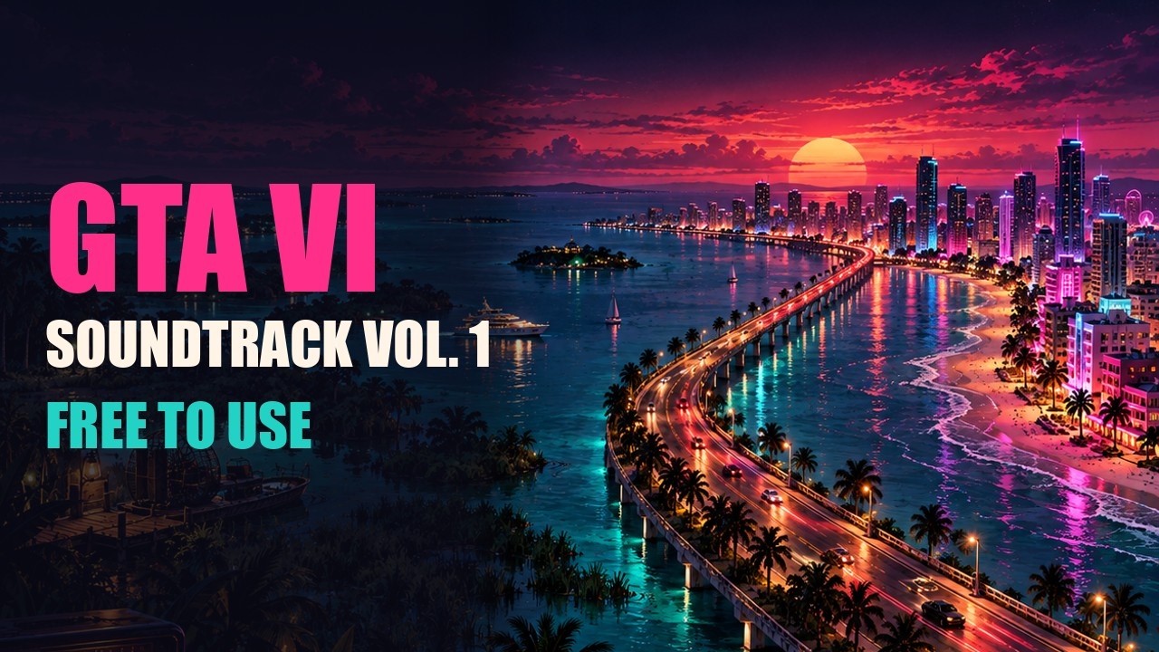 Video thumbnail for GTA 6 Soundtrack Vol. 1 – Full Album (Unofficial, Free to use) | FIVE STAR RADIO