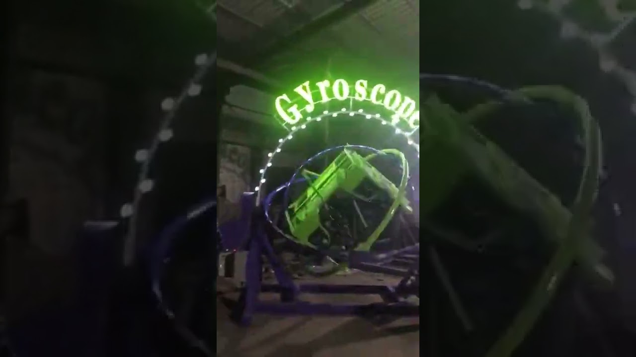 ALI Brothers Amusement Park Funfair Rides 4 Seater 6 Seat Portable 3d Human Gyroscope Ride