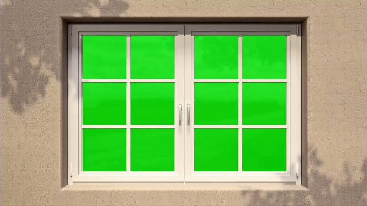 window open green screen video 🪟 Window open green screen video