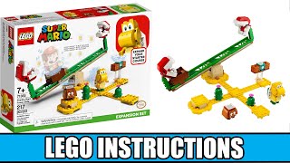 LEGO Instructions: How to Build Piranha Plant Power Slide Expansion Set -  71365 (LEGO SUPER MARIO) - YouTube