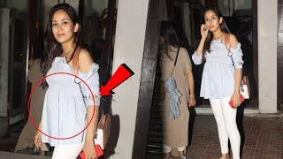 Pregnant Mira Rajput With Baby Bump Spotted At Dinner With Friends