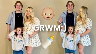 GRWM for our baby shower!!