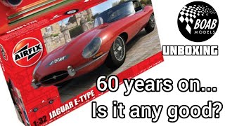 Jaguar E type Series 1 Unboxing - Airfix 1/32 Starter set