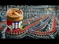 Peanut Butter. How It's Made In a Factory. The Complete Manufacturing Process!