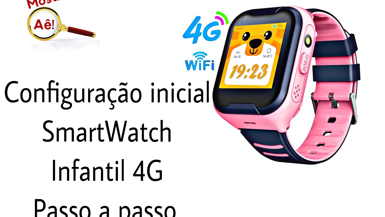 Relógio Smartwatch Criança SPOTYKIDS Jogos e Músicas (Rosa)