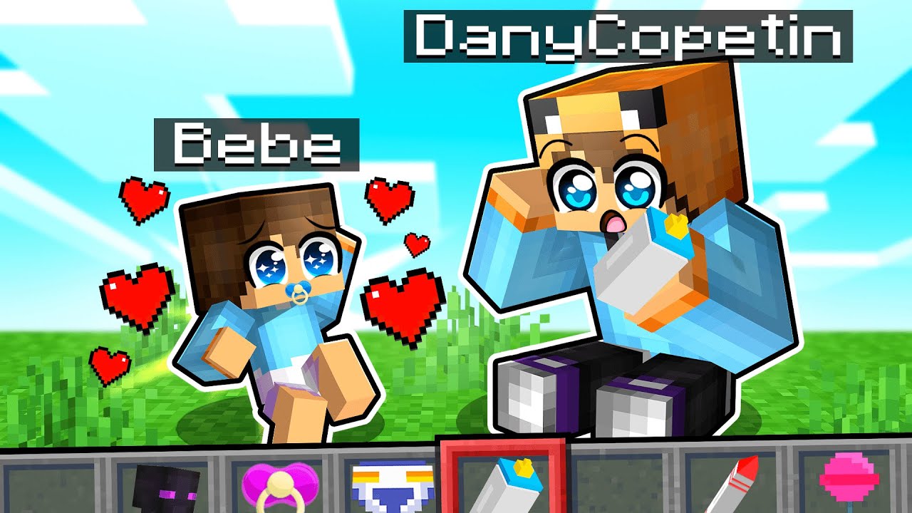 ADOPTE a UN BEBÉ en MINECRAFT! 🧸👶🏼🍼 | DANYCOPETIN MINECRAFT🧸👶🏼🍼 - YouTube