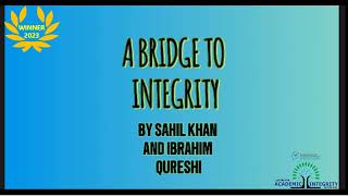Short Movie Winner 2023 - A Bridge to Integrity
