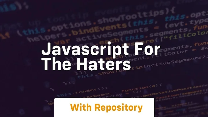 javascript for the haters