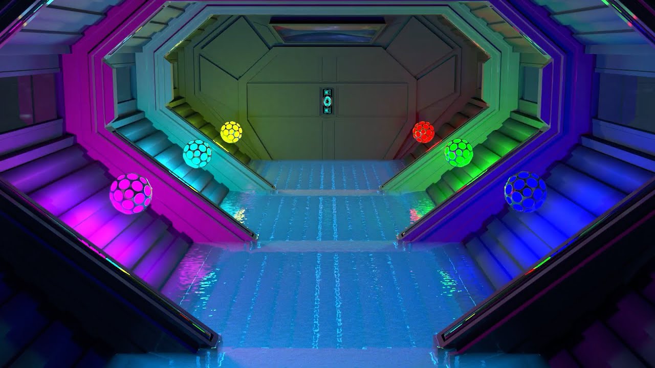 Color balls and sea water #1 |  Player PacMan 