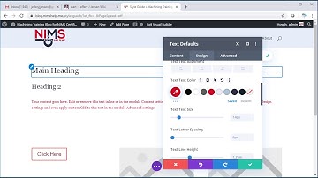 Error Divi Global Settings